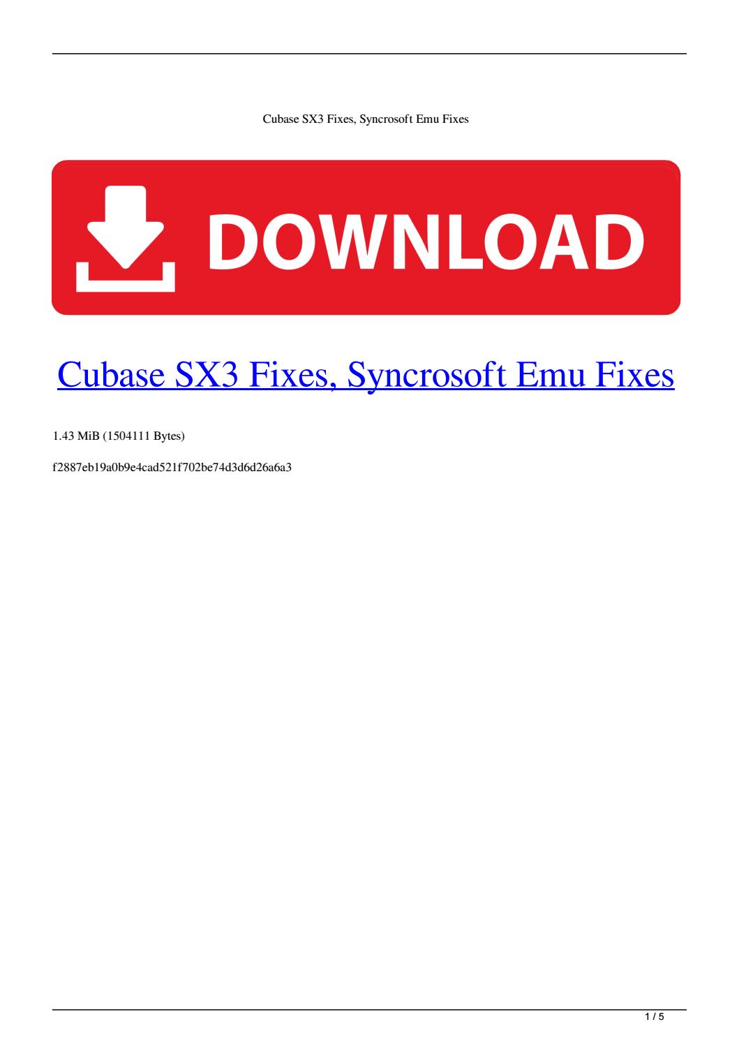 Syncrosoft Emu H2o Download